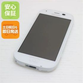 美品 F-04J らくらくスマートフォン4 ホワイト 即日発送 スマホ DoCoMo 富士通 本体 白ロム 土日祝発送OK 06000