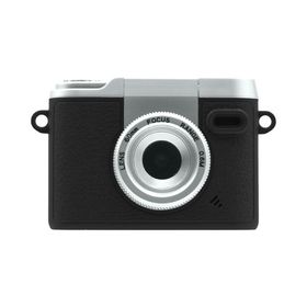 VISCA CMR001BK 自撮りができるデジタルトイカメラ 可動式レンズ搭載 500万画素 動画撮影可能 ブラック