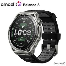 正規品【Amazfit Balance 3】アマズフィット バランス3 3000nit高輝度 GPS内蔵 21日間バッテリー ナビゲーション AI HYROX ハイロックス SP170086-C01