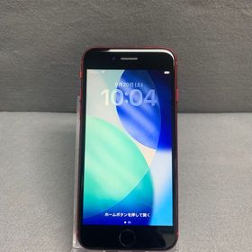 超美品 国内版 SIMフリー iPhoneSE 第２世代 128GB レッド色