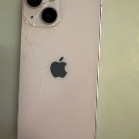 iPhone 13 mini 128GBピンク 背面・画面割れあり SIMフリー