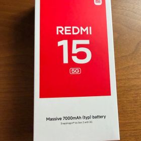 Xiaomi Redmi 15 5G 本体 ミッドナイトブラック