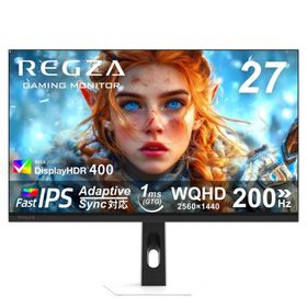 TVS REGZA ゲーミングモニター ［27型 / WQHD(2560×1440) / ワイド / 200Hz］ RM-27G5SR