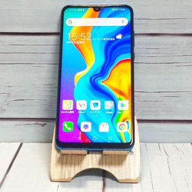 Y!mobile HUAWEI MAR-LX2J P30 lite ピーコックブルー [訳あり] 本体 白ロム SIMロック解除済み SIMフリー D338236