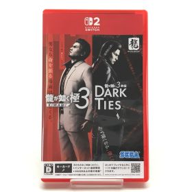 □SEGA Nindendo Switch2ソフト 龍が如く 極３ / 龍が如く３外伝 Dark Ties 開封品