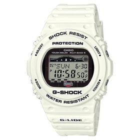 アウトドアに最適 国内正規品 カシオ Gショック G-SHOCK ジーショック G-LIDE 電波ソーラー デジタル ホワイト 腕時計 誕生日 爆買 成人 卒業 入学