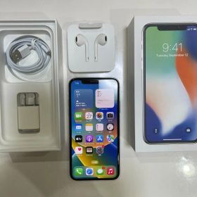 iphone X 64GB 美品 付属品付 バッテリー100%