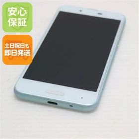 超美品 UQmobile AQUOS sense ブルー スマホ 本体 白ロム 土日祝発送OK 08000