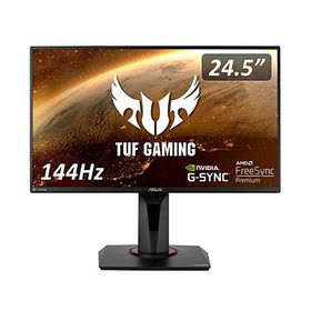 ASUS TUF Gaming ゲーミングモニター VG259Q 24.5インチ フルHD IPS 144Hz 1ms HDMI×2 ポートDP Adaptive-sync ELMB