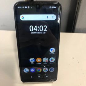 【訳あり品】Arrows We au SIMロック解除済 64GB FCG01 ブラック【保証なし】