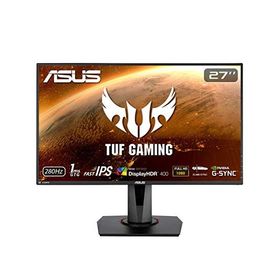 ASUS ゲーミングモニター TUF Gaming VG279QM 27インチ/フルHD/IPS/280Hz/1ms/HDR/HDMI×2 DP/G-SYNC Compatible/ELMB/スピーカー/3年保証