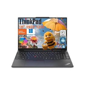 Lenovo ThinkPad E16 Gen 2 Business Laptop Computer, AMD 8-Core Ryzen 7 7735HS (Beat i7-1355U), 32GB DDR5 RAM, 1TB PCIe SSD, 16" FHD+, WiFi 6, Backlit