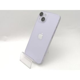 【中古】Apple SoftBank 【SIMフリー】 iPhone 14 128GB パープル MPUY3J/A【新宿東口】保証期間１ヶ月【ランクB】