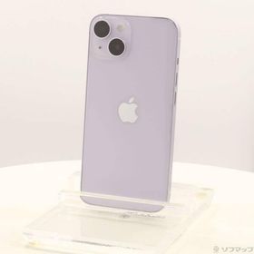 〔中古〕Apple(アップル) iPhone14 128GB パープル MPUY3J／A SIMフリー〔344-ud〕