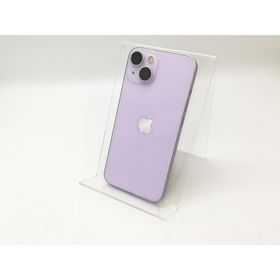 【中古】Apple 楽天モバイル 【SIMフリー】 iPhone 14 128GB パープル MPUY3J/A【秋葉4号】保証期間１ヶ月【ランクB】