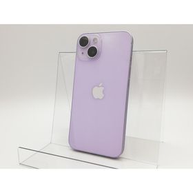 【中古】Apple docomo 【SIMフリー】 iPhone 14 128GB パープル MPUY3J/A【錦糸町北口】保証期間１ヶ月【ランクA】