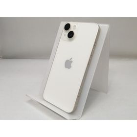 【中古】Apple SoftBank 【SIMフリー】 iPhone 14 128GB スターライト MPUQ3J/A【仙台駅東口】保証期間１ヶ月【ランクC】