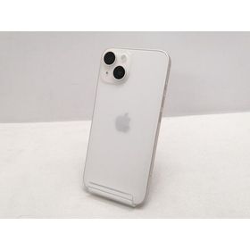 【中古】Apple au 【SIMフリー】 iPhone 14 128GB スターライト MPUQ3J/A【仙台駅東口】保証期間１ヶ月【ランクB】