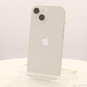 〔中古〕Apple(アップル) iPhone14 128GB スターライト MPUQ3J／A SIMフリー〔269-ud〕