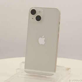 〔中古〕Apple(アップル) iPhone14 128GB スターライト MPUQ3J／A SIMフリー〔198-ud〕