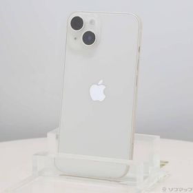 〔中古〕Apple(アップル) iPhone14 128GB スターライト MPUQ3J／A SIMフリー〔251-ud〕