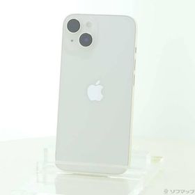 〔中古〕Apple(アップル) iPhone14 128GB スターライト MPUQ3J／A SIMフリー〔295-ud〕