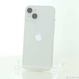 〔中古〕Apple(アップル) iPhone14 128GB スターライト MPUQ3J／A SIMフリー〔344-ud〕