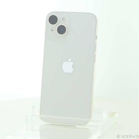 〔中古〕Apple(アップル) iPhone14 128GB スターライト MPUQ3J／A SIMフリー〔349-ud〕