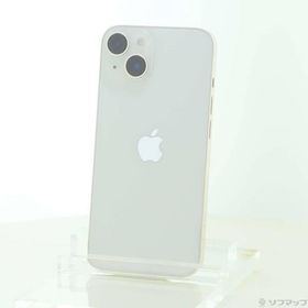 〔中古〕Apple(アップル) iPhone14 128GB スターライト MPUQ3J／A SIMフリー〔262-ud〕
