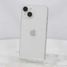 〔中古〕Apple(アップル) iPhone14 128GB スターライト MPUQ3J／A SIMフリー〔262-ud〕