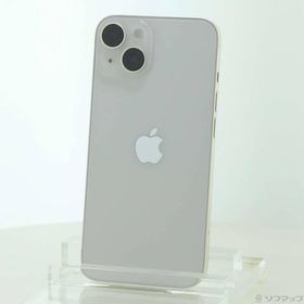 〔中古〕Apple(アップル) iPhone14 128GB スターライト MPUQ3J／A SIMフリー〔344-ud〕