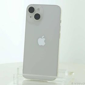 〔中古〕Apple(アップル) iPhone14 128GB スターライト MPUQ3J／A SIMフリー〔196-ud〕