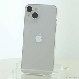 〔中古〕Apple(アップル) iPhone14 128GB スターライト MPUQ3J／A SIMフリー〔344-ud〕
