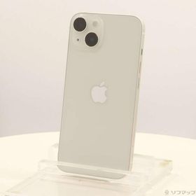 〔中古〕Apple(アップル) iPhone14 128GB スターライト MPUQ3J／A SIMフリー〔262-ud〕