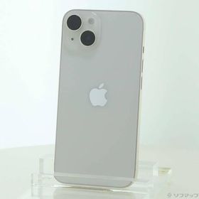 〔中古〕Apple(アップル) iPhone14 128GB スターライト MPUQ3J／A SIMフリー〔344-ud〕