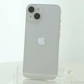 〔中古〕Apple(アップル) iPhone14 128GB スターライト MPUQ3J／A SIMフリー〔305-ud〕