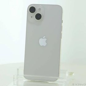〔中古〕Apple(アップル) iPhone14 128GB スターライト MPUQ3J／A SIMフリー〔276-ud〕