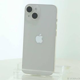 〔中古〕Apple(アップル) iPhone14 128GB スターライト MPUQ3J／A SIMフリー〔258-ud〕