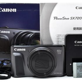 新品級★Canon PowerShot SX720 HS ブラック #741
