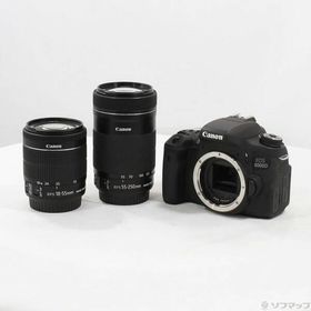 〔中古〕Canon(キヤノン) EOS 8000D ダブルズームキット (2420万画素／SDXC)〔258-ud〕
