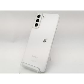 【中古】SAMSUNG au 【SIMロック解除済み】 Galaxy S21 5G ファントムホワイト 8GB 256GB SCG09【新宿】保証期間１ヶ月【ランクB】