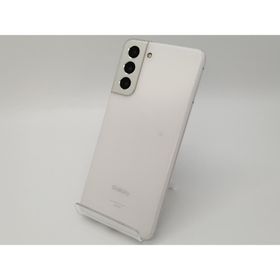【中古】SAMSUNG au 【SIMロック解除済み】 Galaxy S21 5G ファントムホワイト 8GB 256GB SCG09【三宮センター】保証期間１ヶ月【ランクB】