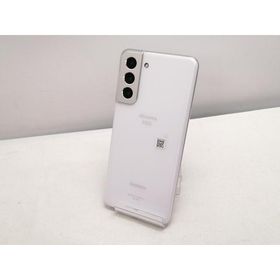 【中古】SAMSUNG docomo 【SIMロック解除済み】 Galaxy S21 5G ファントムホワイト 8GB 256GB SC-51B【府中ル・シーニュ】保証期間１ヶ月【ランクB】
