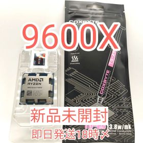 【新品未開封】AMD Ryzen 5 9600X + 高熱伝導率グリス2g
