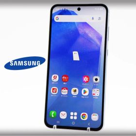 ■美品■SAMSUNG/サムスン■Aランク■Galaxy A55 5G/128GB/SC-53E/SIMフリー/バッテリー80%以上/初期化済み/オーサムアイスブルー/zhh254m