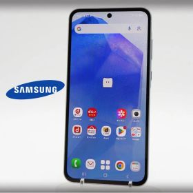 ■極美品■SAMSUNG/サムスン■Aランク■Galaxy A55 5G/128GB/SC-53E/SIMフリー/バッテリー80%以上/初期化済み/アイスブルー/zhh258m