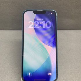 美品 Appleストア版 SIMフリー iPhone13 256GB ブルー色