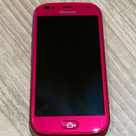 未使用 本体のみ らくらくスマートフォン me F-01L ピンク docomo 富士通 スマートフォン