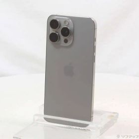 ソフマップ 〔中古品〕 iPhone15 Pro Max 256GB ナチュラルチタニウム MU6R3J／A SIMフリー【377】