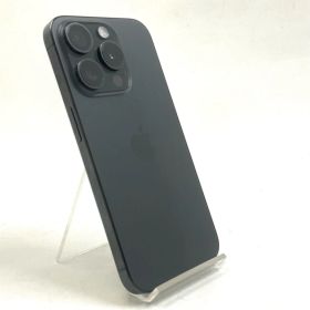 【全額返金保証】【最速発送】 iPhone 15 Pro 128GB ブラックチタニウム au SIMフリー 白ロム 美品 動作確認済 82%